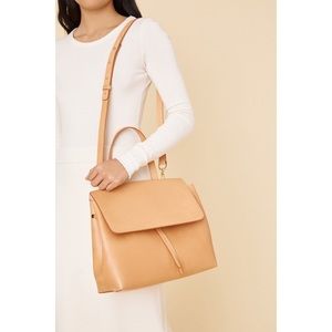 Mansur Gavriel Large Lady LeatherBag Cammello Rosa